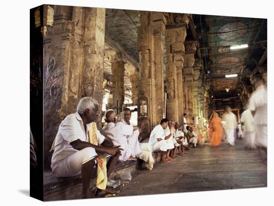 Entrance Hall (East Gate) to the Sri Meenakshi Temple, Madurai, Tamil Nadu State, India-Richard Ashworth-Stretched Canvas