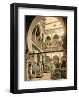 Entrance Hall, Museum of Antiquities, Algiers, Pub. C.1900-null-Framed Giclee Print