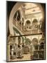 Entrance Hall, Museum of Antiquities, Algiers, Pub. C.1900-null-Mounted Premium Giclee Print