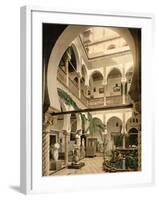 Entrance Hall, Museum of Antiquities, Algiers, Pub. C.1900-null-Framed Giclee Print
