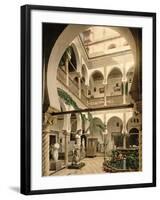 Entrance Hall, Museum of Antiquities, Algiers, Pub. C.1900-null-Framed Giclee Print