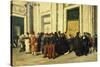 Entrance Hall of Santa Maria Maggiore, Ca 1865-Michele Cammarano-Stretched Canvas