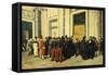 Entrance Hall of Santa Maria Maggiore, Ca 1865-Michele Cammarano-Framed Stretched Canvas