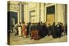 Entrance Hall of Santa Maria Maggiore, Ca 1865-Michele Cammarano-Stretched Canvas