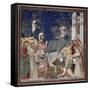 Entrance into Jerusalem-Giotto di Bondone-Framed Stretched Canvas