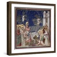 Entrance into Jerusalem-Giotto di Bondone-Framed Giclee Print