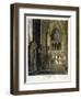 Entrance into Poet's Corner-Augustus Charles Pugin-Framed Giclee Print