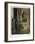 Entrance into Poet's Corner-Augustus Charles Pugin-Framed Giclee Print