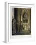 Entrance into Poet's Corner-Augustus Charles Pugin-Framed Giclee Print