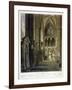 Entrance into Poet's Corner-Augustus Charles Pugin-Framed Giclee Print