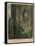 Entrance into Poets Corner, Westminster Abbey, London-Augustus Charles Pugin-Framed Stretched Canvas