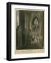 Entrance into Poets Corner, Westminster Abbey, London-Augustus Charles Pugin-Framed Giclee Print