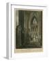 Entrance into Poets Corner, Westminster Abbey, London-Augustus Charles Pugin-Framed Giclee Print