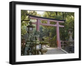 Entrance, Kasuga-Taisha Shrine, Nara, Kansai, Honshu, Japan-Schlenker Jochen-Framed Photographic Print