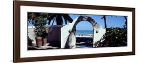 Entrance of a Hotel, El San Juan Hotel and Casino, Isla Verde Beach, San Juan, Puerto Rico-null-Framed Photographic Print