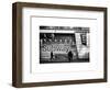 Entrance of a Subway Station in Times Square - Urban Street Scene by Night - Manhattan - New York-Philippe Hugonnard-Framed Art Print