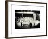 Entrance of a Subway Station in Times Square - Urban Street Scene by Night - Manhattan - New York-Philippe Hugonnard-Framed Art Print