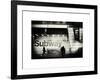 Entrance of a Subway Station in Times Square - Urban Street Scene by Night - Manhattan - New York-Philippe Hugonnard-Framed Art Print