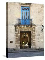 Entrance of Casa Del Conde De Casa Bayona, Now the Museum of Colonial Art, Old Havana, Cuba-John Harden-Stretched Canvas