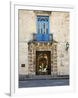 Entrance of Casa Del Conde De Casa Bayona, Now the Museum of Colonial Art, Old Havana, Cuba-John Harden-Framed Photographic Print