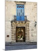 Entrance of Casa Del Conde De Casa Bayona, Now the Museum of Colonial Art, Old Havana, Cuba-John Harden-Mounted Photographic Print