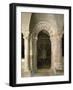Entrance of Chapter House in Romanesque Cloister of Cathedral of Notre-Dame-null-Framed Giclee Print