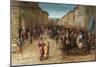 Entrance of Charles VIII in Florence-Francesco Granacci-Mounted Giclee Print