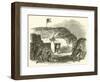 Entrance of Gallery Leading to the Mine, June 1863-null-Framed Giclee Print