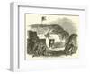 Entrance of Gallery Leading to the Mine, June 1863-null-Framed Giclee Print