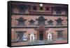 Entrance of Kumari Bahal, Durbar Square, UNESCO World Heritage Site, Kathmandu, Nepal, Asia-Ian Trower-Framed Stretched Canvas