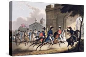 Entrance of Lord Wellington into Salamanca, May 20th 1813' 1815-Matthew Dubourg-Stretched Canvas