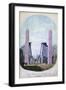 Entrance of Luxor, Egypt, 19th Century-CH Smith-Framed Giclee Print