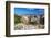 Entrance of Park Güell with City Skyline Behind, Barcelona, Catalonia, Spain-Stefano Politi Markovina-Framed Photographic Print