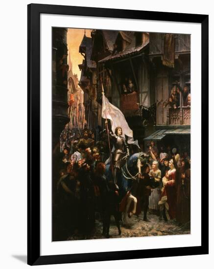 Entrance of Saint Joan of Arc, 1412-31, into Orleans, France-Jean-jacques Scherrer-Framed Giclee Print