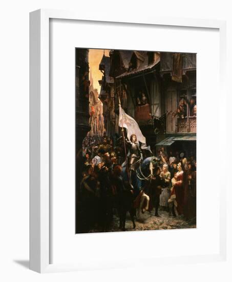 Entrance of Saint Joan of Arc, 1412-31, into Orleans, France-Jean-jacques Scherrer-Framed Giclee Print