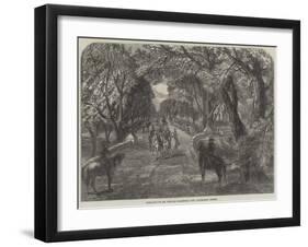 Entrance of Sir William Mansfield into Jacobabad, Scinde-null-Framed Giclee Print