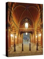 Entrance of St. Pancras International, Home of Eurostar and Gateway to the Continent-David Bank-Stretched Canvas