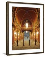 Entrance of St. Pancras International, Home of Eurostar and Gateway to the Continent-David Bank-Framed Photographic Print