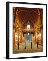 Entrance of St. Pancras International, Home of Eurostar and Gateway to the Continent-David Bank-Framed Photographic Print