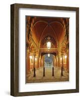 Entrance of St. Pancras International, Home of Eurostar and Gateway to the Continent-David Bank-Framed Photographic Print