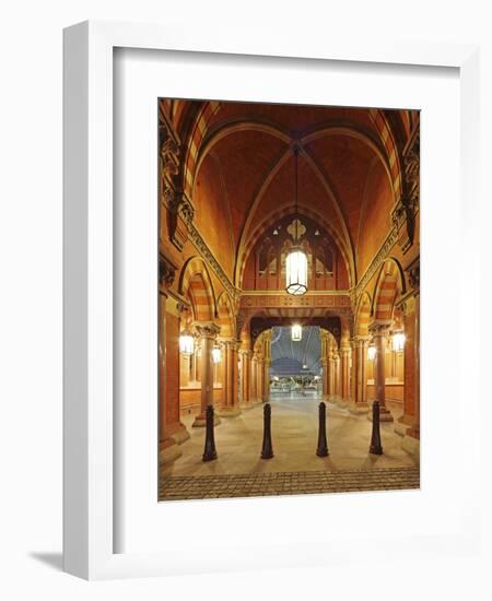 Entrance of St. Pancras International, Home of Eurostar and Gateway to the Continent-David Bank-Framed Photographic Print