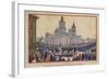 Entrance of the Army into the City of Mexico, 1848-Thomas S. Wagner-Framed Giclee Print