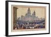 Entrance of the Army into the City of Mexico, 1848-Thomas S. Wagner-Framed Giclee Print