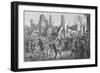 Entrance of the Fifty-Fifth Massachusetts Regiment into Charleston on 21st Feb 1863-null-Framed Giclee Print