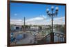 Entrance of the Independence Park, Shymkent, South Region, Kazakhstan, Central Asia, Asia-G&M Therin-Weise-Framed Photographic Print