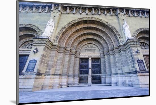 Entrance of the Manila Cathedral, Intramuros, Manila, Luzon, Philippines, Southeast Asia, Asia-Michael Runkel-Mounted Photographic Print