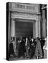 Entrance of the New York Stock Exchange, Jan 21, 1955-null-Stretched Canvas