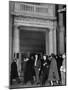 Entrance of the New York Stock Exchange, Jan 21, 1955-null-Mounted Photo