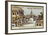 Entrance of the Palace of the King of Siam in Bangkok-null-Framed Giclee Print