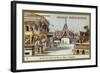 Entrance of the Palace of the King of Siam in Bangkok-null-Framed Giclee Print